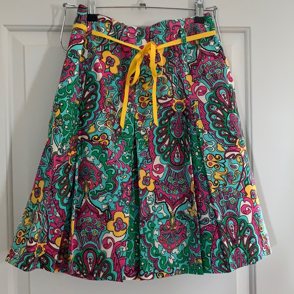 Lilly Pulitzer silk skirt